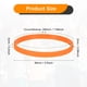 thumbnail image 3 of Uxcell 12Pcs Pulseras de Goma, Pulseras de Silicona de Color Sólido para Deporte/Ejercicio/Baloncesto Hombres Mujeres Adolescentes [Naranja], 3 of 6