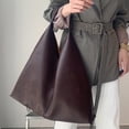 thumbnail image 5 of Bolso de mano de cuero, bolsos hobo de gran tamaño, bolso de mano grande para el trabajo de las mujeres, bolsos de cuero de viaje, bolsos de mano para la escuela, 5 of 5