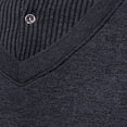 thumbnail image 4 of Juslio Men Sweaters Pullovers Lightweight Sweaters Standing Collar Knit Fashion Black, 4 of 8