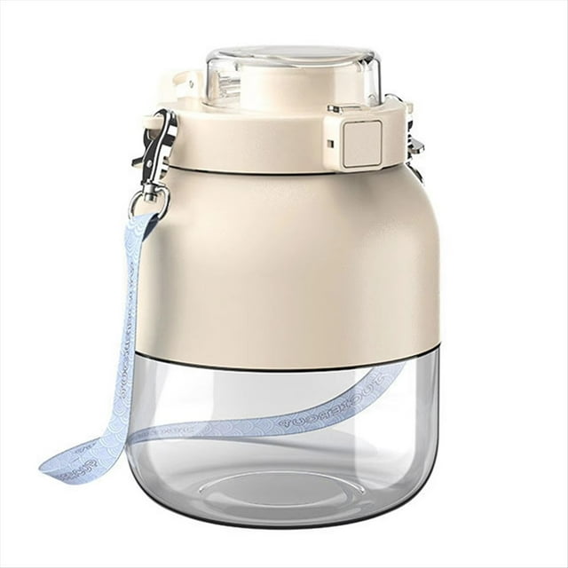 Vaso de Jugo Eléctrico Portátil de Doble Uso de 500 Ml, Gran Capacidad con Dos Tapas para Uso en Casa y Deportes Al Aire Libre, Recargable por USB B