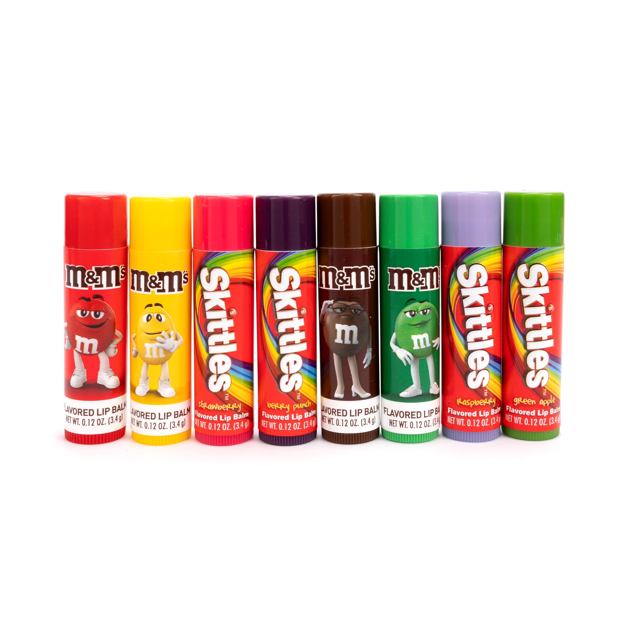 M&M Tear and Share Lip Balms, 8-Pack, 27.2g, Multiple Flavors