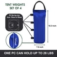 thumbnail image 2 of Bolsas de Arena Paquete de 4 Eurmax USA para Carpa Plegable 51 kg, 2 of 6