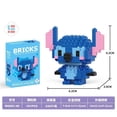 thumbnail image 5 of Juguetes de bloques de construcción Disney Sanrio Personajes de dibujos animados Stitch, Mario Katie Cat Juguetes de ensamblaje de partículas pequeñas Venta al por mayor, 5 of 5