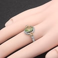 thumbnail image 5 of Ivette Birthstone Statement Ring Green Two Tone Plate Women Ginger Lyne Collection, 5 of 5