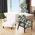 thumbnail image 1 of Designart « Chuchotements Océaniques » Fauteuil d'Appoint Rembourré Abstrait Sarcelle - Fauteuil Moderne pour Salon, 1 of 7