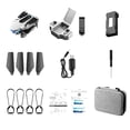 thumbnail image 1 of Matsuzay Dron WiFi inalámbrico para sesión de fotos, cuadricóptero portátil con Control remoto, modo sin cabeza, mantenimiento de altitud, Accesorios para aéreos Gris Tipo 2, 1 of 6