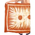 thumbnail image 5 of HAPPY BAY Men's Pareo Swim Trunk Surfing Dashiki Sarong Long Beach Wrap One Size Orange-Y574 Summer Vacation Party, 5 of 5
