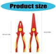 thumbnail image 3 of YIGSECU 1000V Insulated Pliers for Electrical Installation and Repair Tool with Comfortable Ergonomic Handle Design, 3 of 10