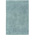 thumbnail image 3 of Unique Loom Solace Comfort Solid Shag Rug ,Rectangle,5' 3" x 8' 0" Light Slate Blue Shag Solid Living Room Bed Room Dining Room, 3 of 5