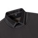 thumbnail image 3 of Blusas y camisas de manga larga con cuello en V para hombre, color liso, moda informal, falso bicapa, cuello abatible, suéter cálido, camisa base, manga larga, parte superior de poliéster para hombre, 3 of 5