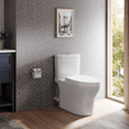 thumbnail image 3 of TOTO Aquia IV WASHLET+ Two-Piece Elongated Dual Flush 1.28 and 0.9 GPF Toilet with CEFIONTECT, Bone - MS446124CEMGN#03, 3 of 5