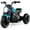 Blue & Black, variant on Costway 6V Kids Motorcycle with Song,Story,LED Headlights,Accelerator Pedal & 3 Wheels, Pink & Black