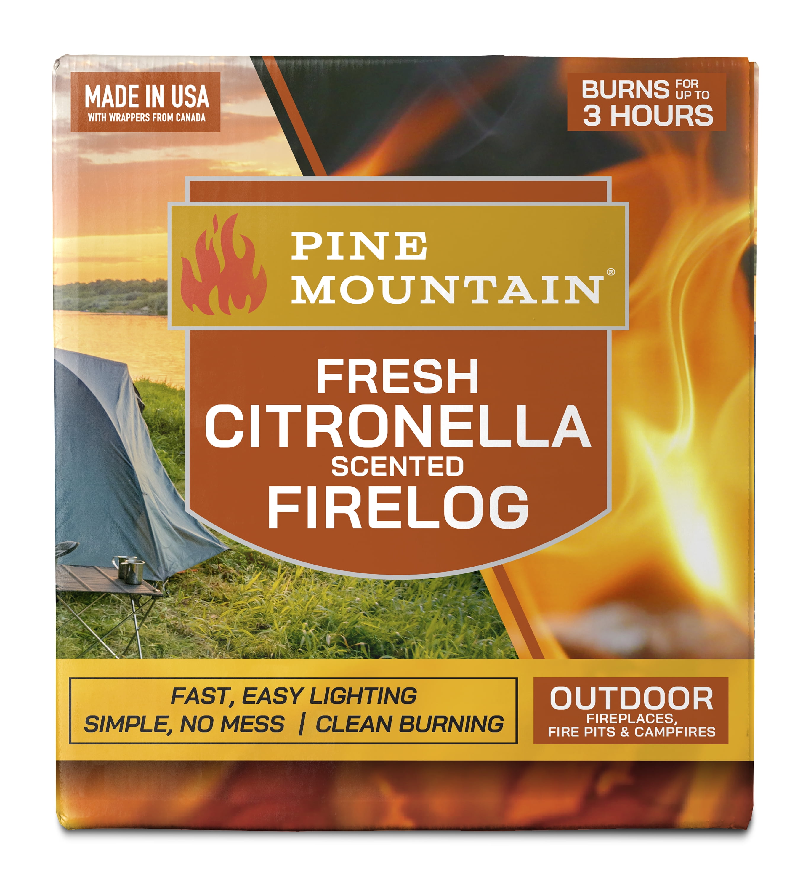 Pine Mountain Citronella Scented Firelog