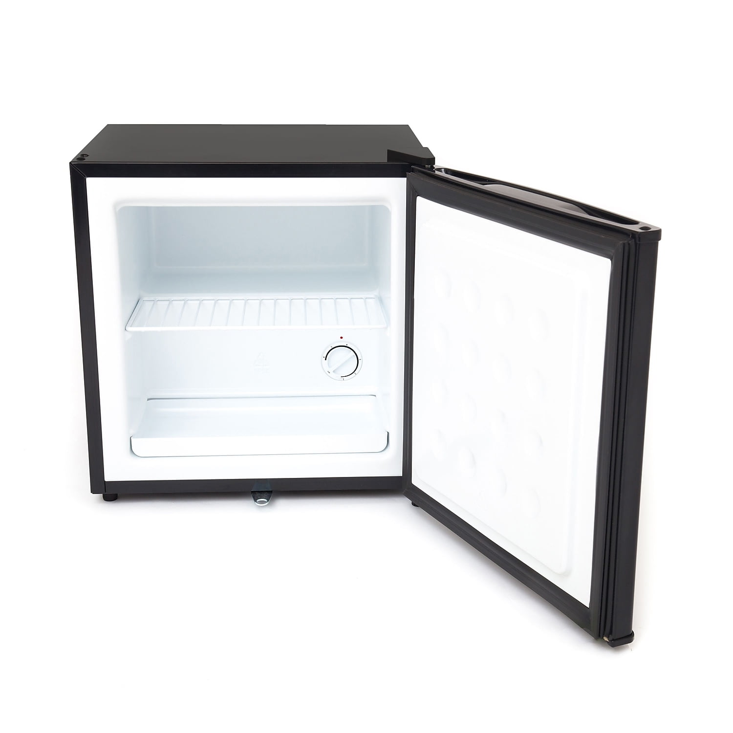 Whynter Compact Upright Freezer With Lock, Solid Door, 1.1 Cu. Ft.,  Stainless Steel/Black