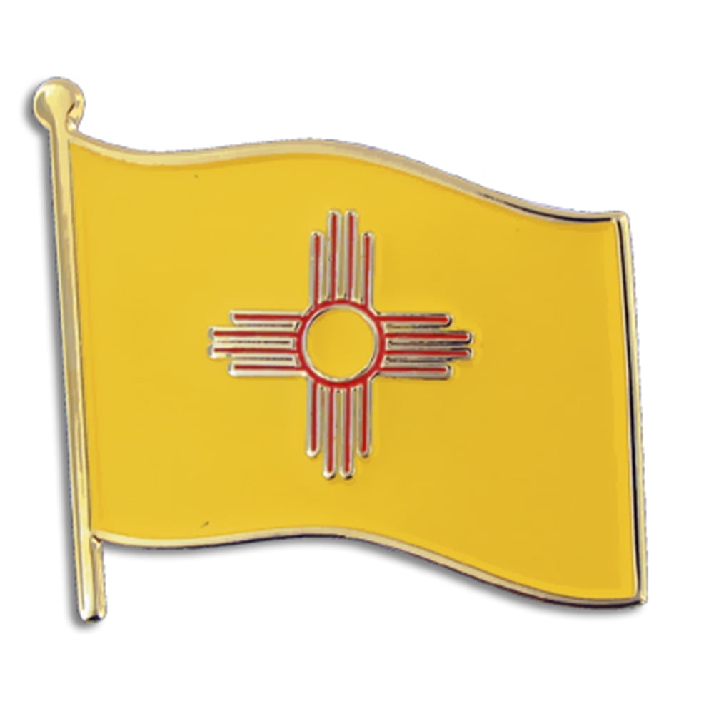 PinMart Wyoming US State Flag WY Enamel Lapel Pin 1 