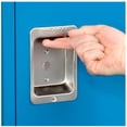 thumbnail image 6 of Nexel Industries IS1817KBL Ready to Assemble Single Tier & 1 Door Locker- Blue - 12 x 18 x 72 in., 6 of 7