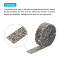 thumbnail image 4 of Unique Bargains 1 Roll 3 Yards Self Adhesive Crystal Rhinestone Diamond Ribbon for Crafts Project Grey, 4 of 5