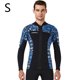 thumbnail image 2 of Vela de buceo 3mm Tops de traje de neopreno Premium neopreno Tits UV Protección de UV Buceo de buceo Canoa Scuba para aeróbicos de agua Snorkeling Blue S seitruly OD003290-01, 2 of 7