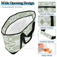 thumbnail image 4 of Large Hand-held Ice Pack Picnic Bag Insulation and Refrigeration Suitable for Shopping Picnics and Camping Green Pattern, 4 of 8