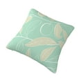 thumbnail image 3 of YFYANG Square Decorative Throw Pillow Case (Without Pillow Insert), Green Plant Leaf Texture Bedroom Sofa Car Cushion Cover, 24"x24", 3 of 9