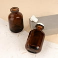 thumbnail image 3 of Wowang 2 Pack 5oz/150ml Glass Reed Diffuser Bottles - Refillable Aromatherapy Storage Containers (Brown), 3 of 6