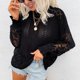 thumbnail image 1 of Pntutb Mujer Casual Soild Manga Larga Punto Jersey Cuello Redondo Suéter Abrigo Pntutb Pntutb-5013, 1 of 6