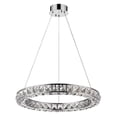 thumbnail image 1 of homeroots Éclairage 398331 Noemi 28 Watts Anneau de Cristal Led Intégré, 1 of 1
