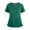 Dark Green, variant on CCRFTGI Scrubs for Women Medical V Neck Uniforms Working Stretch Moisture-Wicking Scrubs Women Healthcare Anti Wrinkle Scrub Shirts With 2 pockets Black 2XL