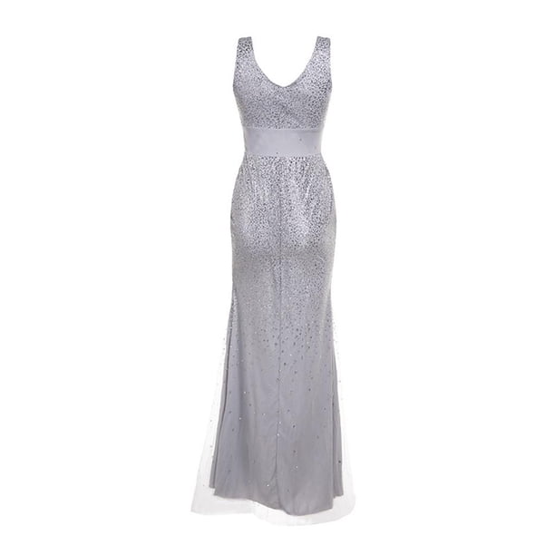 Sexy Long Gold Party Women Dress Ball Evening Gown Bridesmaid Sequin Prom V-Neck Women Dress Leisure Female Streetwear - Walmart Business Supplies Sexy Long Gold Party Women Dress Ball Evening Gown Bridesmaid Sequin Prom V-Neck Women Dress Leisure Female Streetwear - Walmart Business Supplies