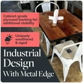 thumbnail image 2 of HEIRLOUM Reclaimed Wood Table Top - Rustic Recycled Solid Wood Perfect for Kitchens, Dining and Coffee Table Top (1pc 36" x 36", IMME3636), 2 of 7