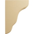 thumbnail image 3 of Ekena Millwork 1 3/4"W x 5 1/4"D x 7 1/2"H Plymouth Wood Bracket, Alder (2-Pack), 3 of 4