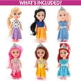 thumbnail image 4 of Liberty Imports Miniature Pocket Princess Doll Playset, 6 Pieces, 4 of 5