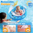 thumbnail image 2 of Flotador de piscina para bebés GLOPUS con toldo para 6 a 24 meses con juguete, 2 of 6
