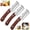 3, variant on Scallion Slicer Multifunctional Vegetable Peeler 3 in 1 Wooden Handle Kitchen Gadget with Bottle Opener & Grater