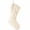 Beige, variant on Quilted Velvet Christmas Stocking, Large Bow Decor Xmas Stocking, Farmhouse Neutral Christmas Stockings for Fireplace Mantel Holiday Home Decor