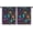 Neon Halloween Pattern, variant on Blackout Kids Curtains,Occult Halloween Pattern Childrens Insulated Curtains Set Of 2,Bedroom Essentials,Toddler Room Decor 42x54in(106x137cm)