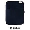 thumbnail image 1 of Tablet Sleeve Bag Laptop Pouch Soft Computer Handbag Notebook Keyboard Storage Zipper Closure Mouse Organizer Business Dark blue 11inch, 1 of 6
