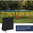 thumbnail image 4 of Housse de Table de Tennis de Table : Table de Ping-Pong Extérieure Imperméable, Coupe-Vent, Résistante aux UV en Tissu Oxford, Housse de Protection pour Table de Ping-Pong (185x70x165cm), 4 of 5