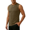 thumbnail image 6 of Mens Athletic Tank Tops Summer Sleeveless Muscle Shirts for Men Casual Lightweight Pullover Crewneck Workout Vests, 6 of 8
