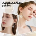 thumbnail image 5 of 1 Box 30Pcs 5 Colors Clip on Earring Converters Earring Clips with Loops Non Pierced Ears Brass Clip-on Earring Converter Findings for Jewelry Making Supplies DIY Women Dangle Earrings Craft, 5 of 6