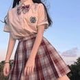thumbnail image 1 of Lishi Embroidered Shirt and Pleated Skirt Set, 1 of 3