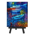 thumbnail image 4 of eBoot 12 Pieces 6.25 Inch Mini Wood Display Easel Black, 4 of 5