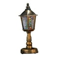 thumbnail image 1 of Figura decorativa de farol navideño para habitación, regalo, ambiente romántico, lámpara de noche Bronce, 1 of 9