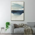 thumbnail image 2 of Waves I Framed Premium Gallery Wrapped Canvas - Ready to Hang - 25 x 37 - Gold Floating Frame, 2 of 9