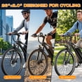 thumbnail image 4 of 26 Inch Electric Bike for Adults,750W 48V 12Ah Removable Battery,19.9MPH 45 Miles Long Range, Fenders & Password Lock,Class 2,UL 2849, 4 of 7