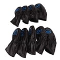 thumbnail image 2 of Club Headcovers,  Iron Head Covers Practical Dustproof 9Pcs With Numbers For Court Red,Blue,Black,White, 2 of 8
