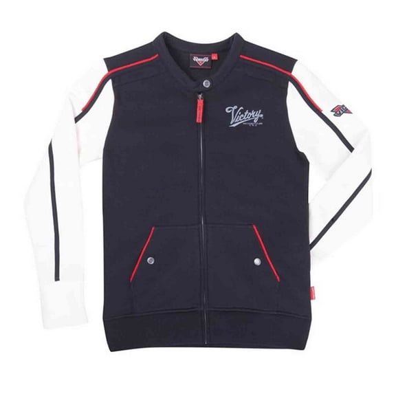 Victory Motorcycle New OEM Women's Logo Zip Thru Sweat Shirt, X-Small, 286380701
