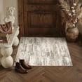 thumbnail image 3 of BERTHMEER 2'x3' Small Area Rugs for Entryway Doorway Kitchen Bedrooom Indoor Machine Washable Non-slip Rugs,Brown&Yellow, 3 of 6