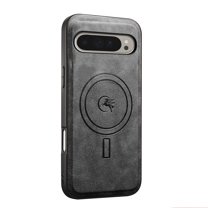 Magnetic Case for Google Pixel 8 Pro Luxury Premium PU Leather [Compatible with MagSafe] Shockproof Slim Anti-Scratch Dust-Proof Lightweight Phone Cover For Google Pixel 8 Pro,Black