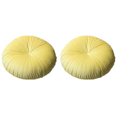 thumbnail image 2 of 2 cojines decorativos de estilo nórdico amarillo con forma de calabaza para asiento, cojín redondo de terciopelo, 2 of 8